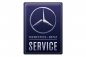 Preview: Blechschild "Mercedes Benz Service" - 40 x 30cm